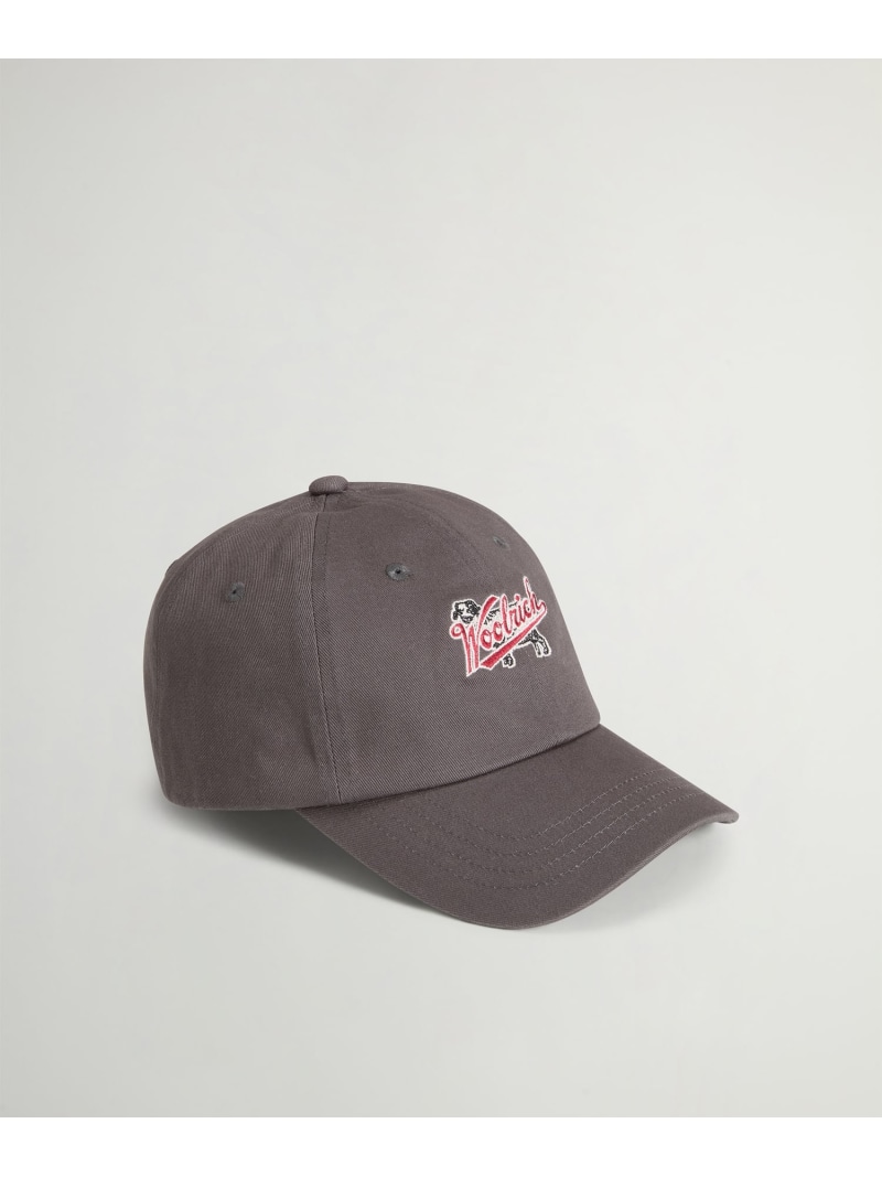 WOOLRICH 【公式】ロゴ ベースボール キャップ ウールリッチ 帽子 キャップ ブルー【送料無料】
