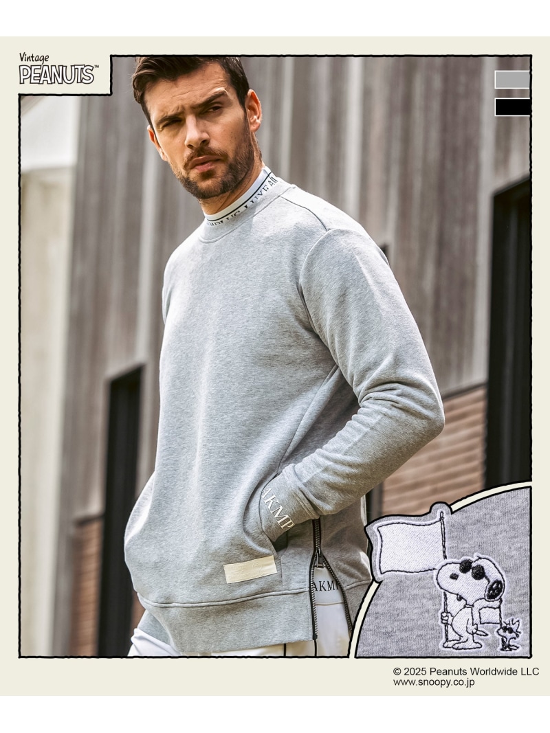 【SALE／30%OFF】LUXEAKMPLUS LUXEAKMPLUS ゴルフ【おせっかい】形づくるティーシャツ シフォン トップス スウェット・トレーナー 黒いこと 薄墨色【RBA_E】【貨物輸送無料】