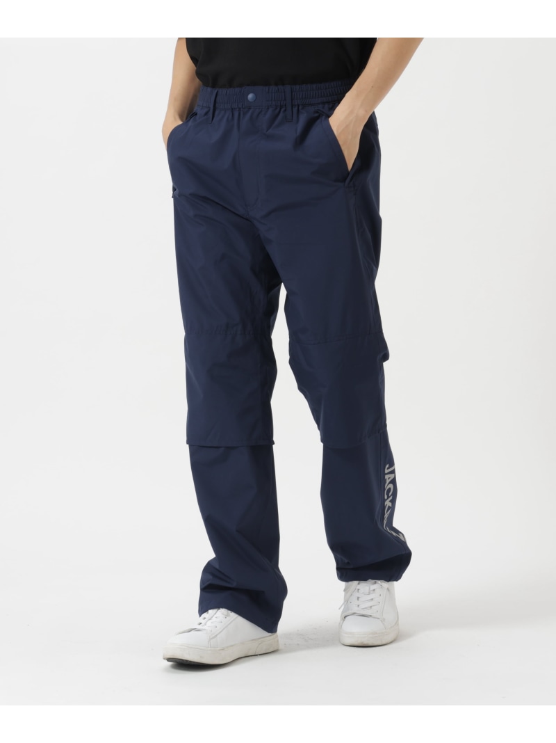 Jack Bunny!! NEWレインウェア ロングパンツ (MENS) ジャックバニー ジャケット・アウター レインコート ネイビー ホワイト【送料無料】