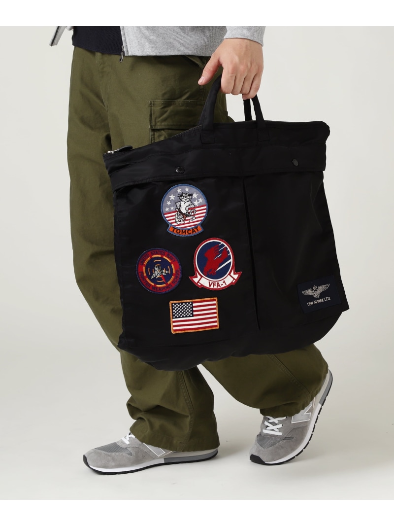AVIREX TOP GUN HELMET BAG アヴィレックス バッグ その他のバッグ ブラック【送料無料】 19,250円