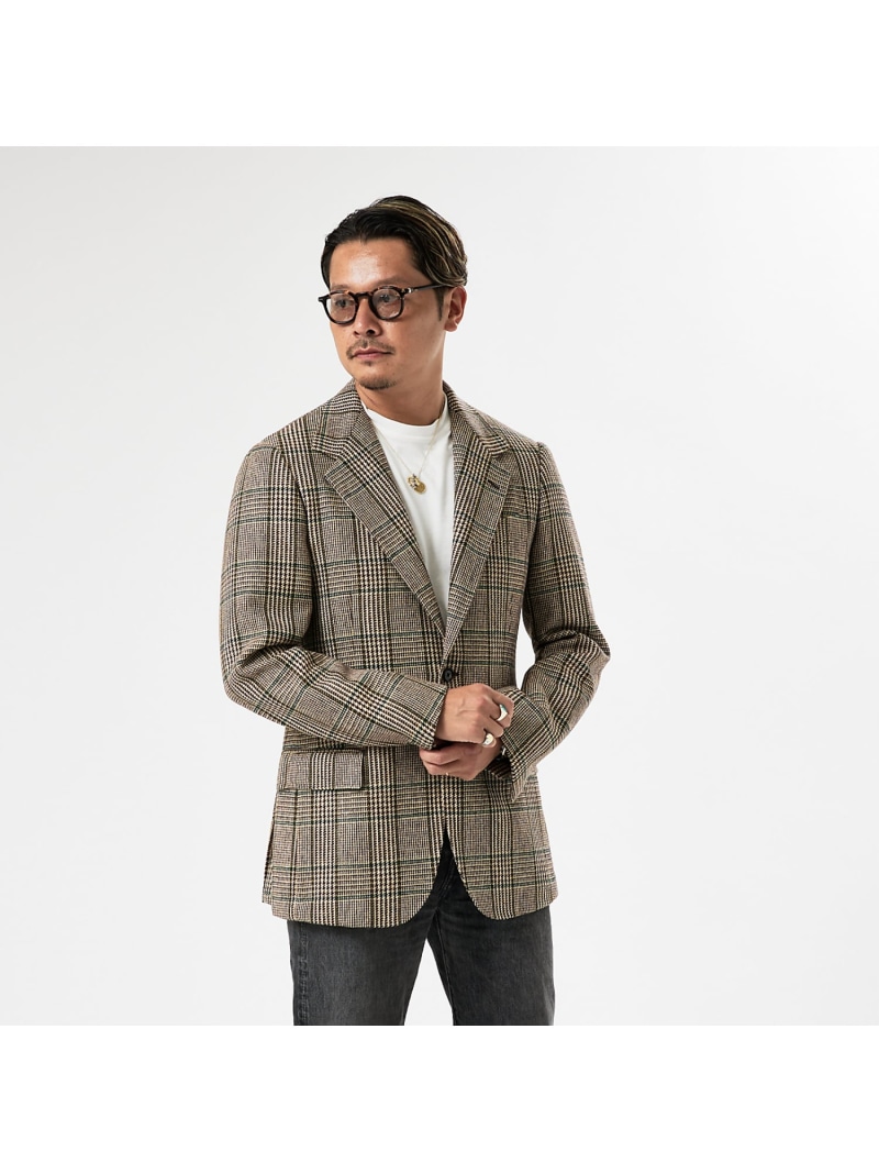 DESIGNWORKS 【高田氏監修】RING JACKET リングヂャケット DWJ 2B チェックジ デザインワークス ジャケット・アウター テーラードジャケット・ブレザー ベージュ【送料無料】