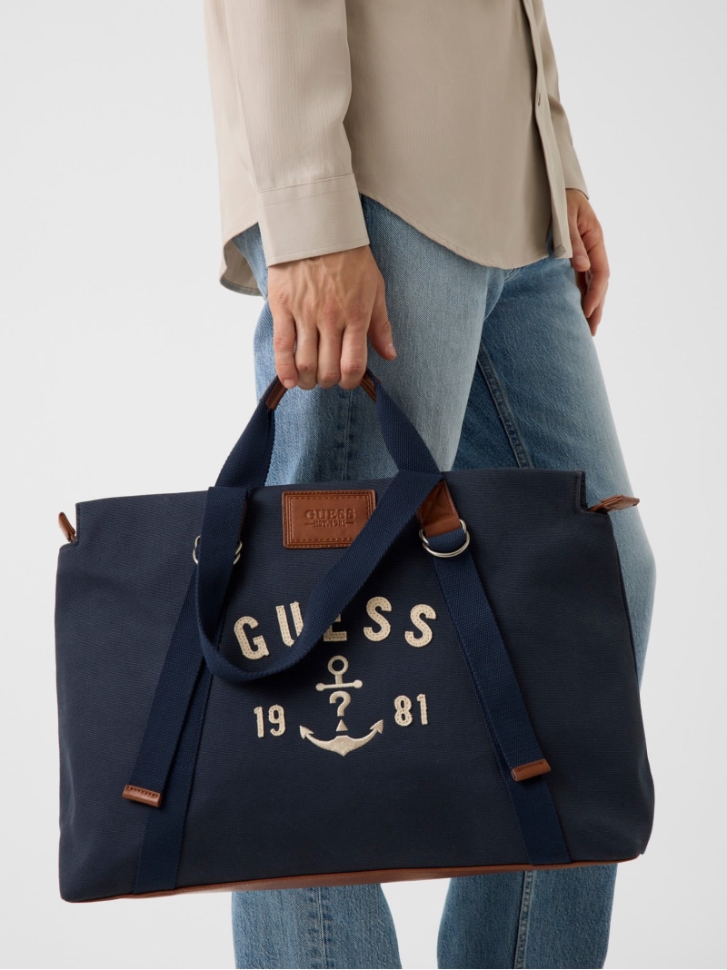 GUESS GUESS/(M)OSLO Tote トートバッグ ゲス 御徒面子 トートバッグ 米国海軍 ベージュ【貨物輸送無料】