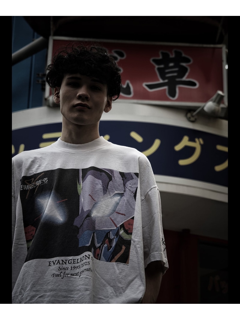 ROYAL FLASH EVANGELI0N:95/エヴァンゲリオン キュウジュウゴ/0047 T-Shirt ロイヤルフラッシュ トップス カットソー・Tシャツ ホワイト【送料無料】｜ Fashion Men