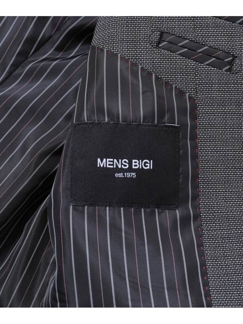 MEN'S BIGI マイクロドビージャガードスーツ グレー セットアップ