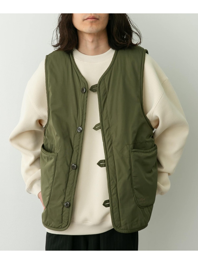 【SALE／30%OFF】Sonny Label ARMY TWILL Weather Reversible Vest サニーレーベル トップス ベスト・ジレ カーキグリーン ブラック グレー【RBA_E】【送料無料】
