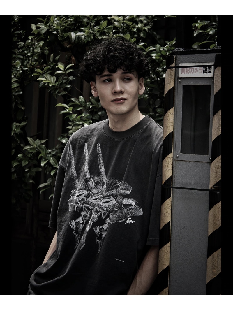 ROYAL FLASH EVANGELI0N:95/エヴァンゲリオン キュウジュウゴ/0052 T-Shirt ロイヤルフラッシュ トップス カットソー・Tシャツ ブラック【送料無料】