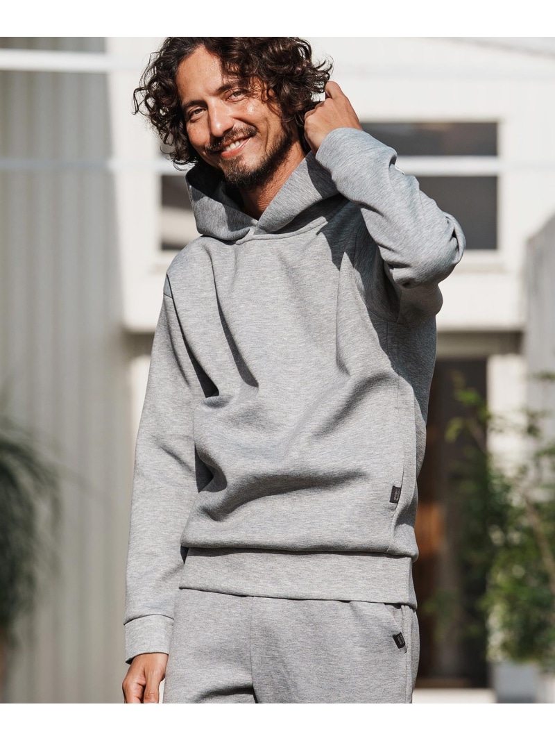 1minute 1second mpa4003-cardboard knit hoodie with heart patch パーカー カンビオ トップス パーカー・フーディー ブラック グレー ネイビー【送料無料】| Fashion Men