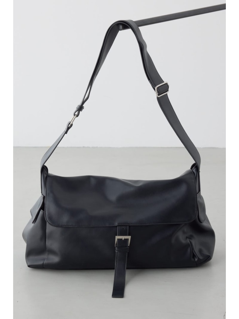 AZUL BY MOUSSY 合皮ショルダーバッグ アズールバイマウジー バッグ その他のバッグ ブラウン ブラック【送料無料】