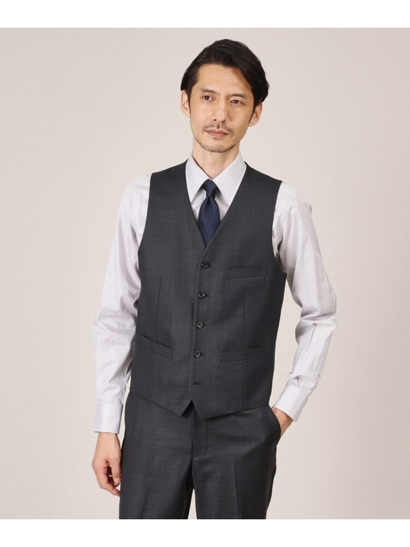 TAKEO KIKUCHI 【3ピース対応】シャイニーシャークピンヘッド ベスト タケオキクチ パンツ その他のパンツ ネイビー グレー【送料無料】｜ Fashion Men
