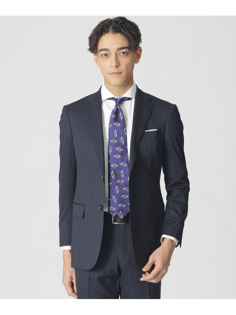 【SALE／20%OFF】Paul Stuart 【EASTGATEMODEL】Super150\u0027s縞模様柄背広 極点・スチュアート 背広・フォーマル セットアップ背広 米国海軍【RBA_E】【貨物輸送無料】