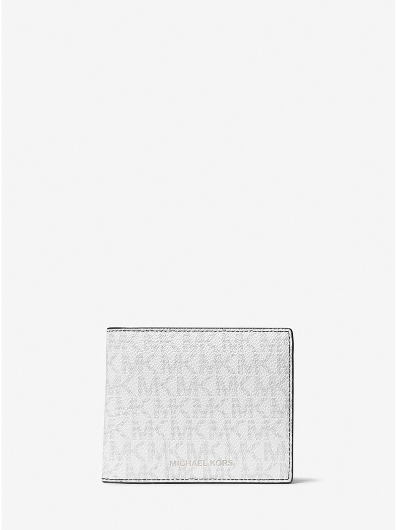 【SALE／65%OFF】MICHAEL KORS COOPER ビルフォールド ウィズ コインポケット マイケルコース マイケル・コース 財布・ポーチ・ケース コインケース・小銭入れ・札入れ ホワイト【RBA_E】【送料無料】