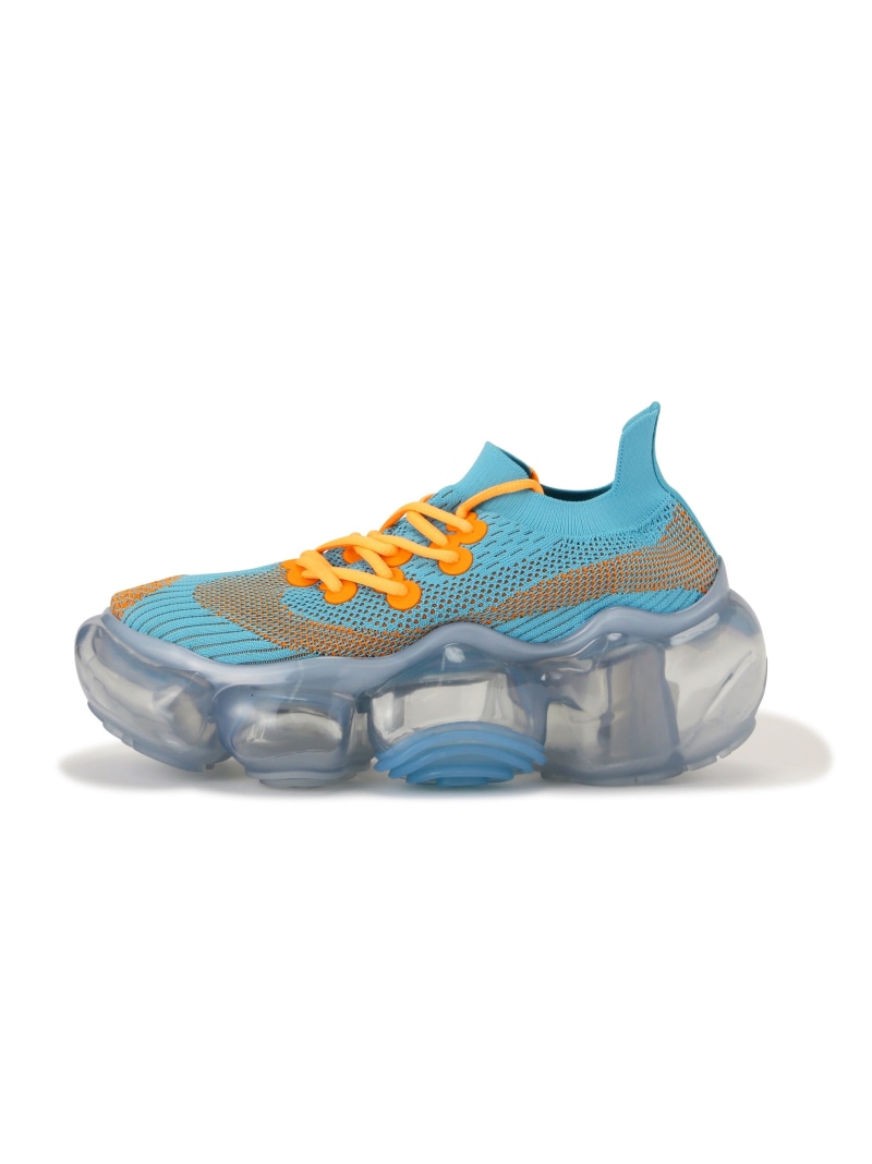 ROYAL FLASH grounds/グラウンズ/MOOPIE EL/BLUE ORANGE/ICE GRAY ロイヤル閃光電球 シューズ・靴 スニーカー 青み【貨物輸送無料】