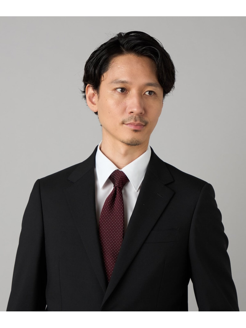 COMME CA MEN マイクロドット ネクタイ コムサメン スーツ・フォーマル ネクタイ・蝶ネクタイ ワインレッド ブラウン グリーン ブルー【送料無料】｜ Fashion Men
