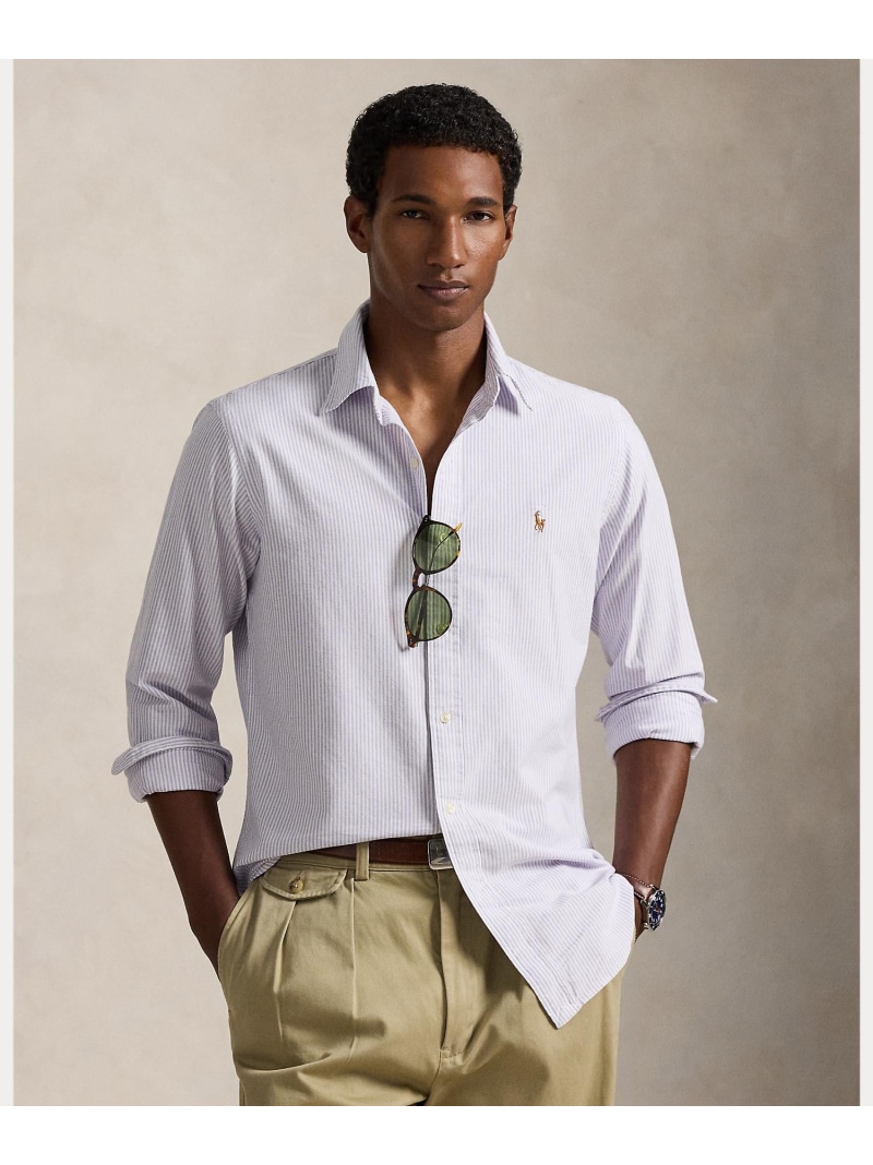 POLO RALPH LAUREN 古典派音楽 嵌まる オックスフォード プルオーバー ラルフローレン トップス プルオーバー・トップ パープル【貨物輸送無料】