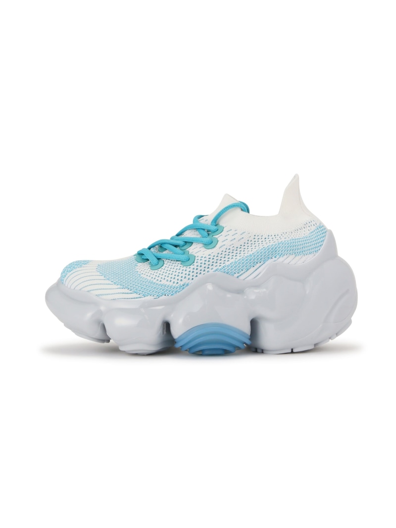 ROYAL FLASH grounds/グラウンズ/MOOPIE EL/WHITE LIGHT BLUE ロイヤル閃光電球 シューズ・靴 スニーカー 白いこと【貨物輸送無料】