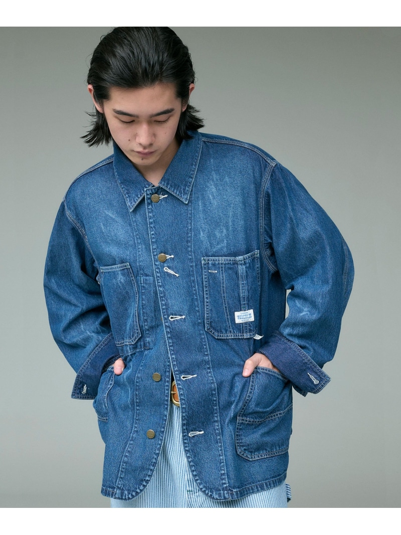 Johnbull Private labo 【UNION HERCULES MADE】CHORE JACKET ジョンブルプライベートラボ ジャケット・アウター デニムジャケット ブルー【送料無料】