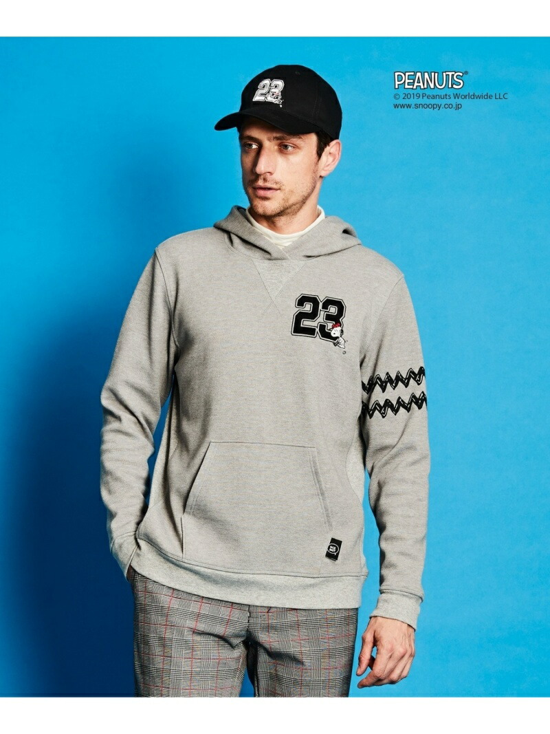 楽天市場 Sale 30 Off 23区golf Peanuts Men T Cスヌーピーコラボスウェット ニジュウサンクゴルフ カットソー スウェット グレー ブラック Rba E 送料無料 Rakuten Fashion Men