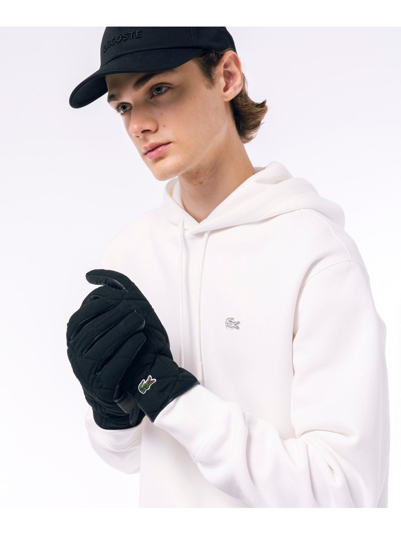 ラコステ LACOSTE レザー グローブ 手袋 タッチパネル対応 フリーサイズ レディース グローブ・リストバンド - ラコステ（LACOSTE）公式