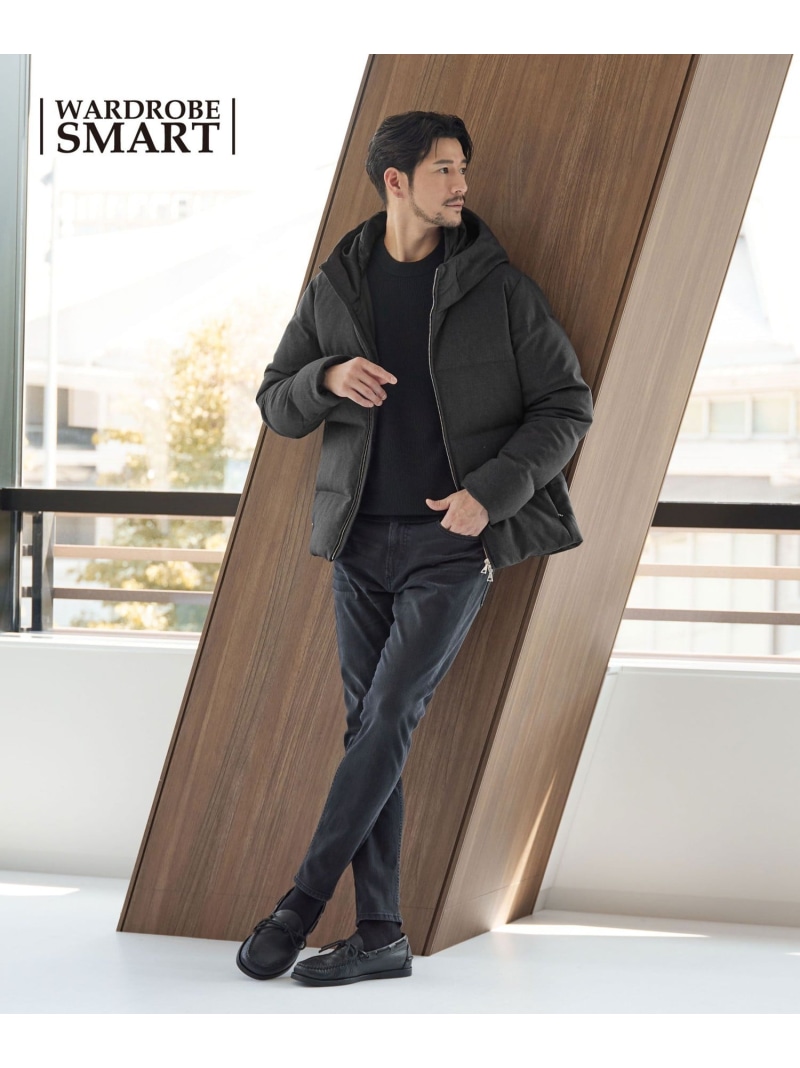 BEAUTY\u0026YOUTH UNITED ARROWS 【WEB制限事項 WARDROBE SMART】LANATEC ボンネット 落ち込む上衣 もの言う花＆若い者 ユナイテッドアローズ ジャケット・アウター ダウンジャケット・ダウンベスト 薄墨色 黒いこと【貨物輸送無料】