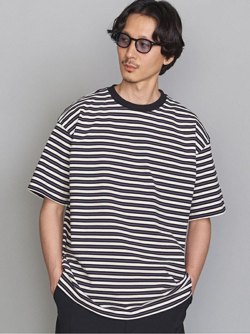 Beauty Youth United Arrows Town 90border Prl Tプルオーバー 蛾眉 若年 ユナイテッドアローズ カットソー Tシャツ パープル 送料無料 Beauty Youth United Arrows メンズ カットソー ビューティ ユース ユナイテッドアローズ Successsoftware Global