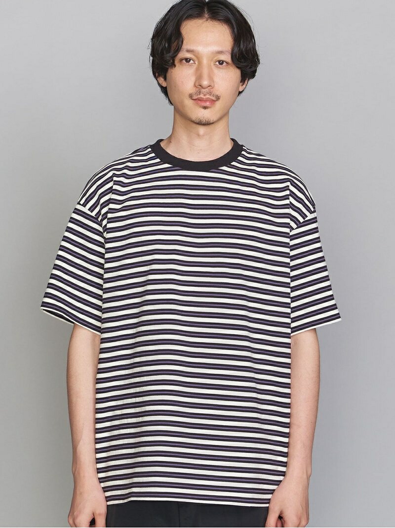 Beauty Youth United Arrows Town 90border Prl Ttシャツ 美女 ユース ユナイテッドアローズ カットソー Tシャツ パープル 送料無料 Beauty Youth United Arrows メンズ カットソー ビューティ ユース ユナイテッドアローズ Damienrice Com