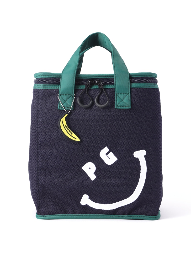 Bio PG SMILEシールボーダー柄TPUロッカーバッグ (UNISEX) PEARLY GATES｜Bio PG SMILEシールボーダー柄TPUロッカーバッグ