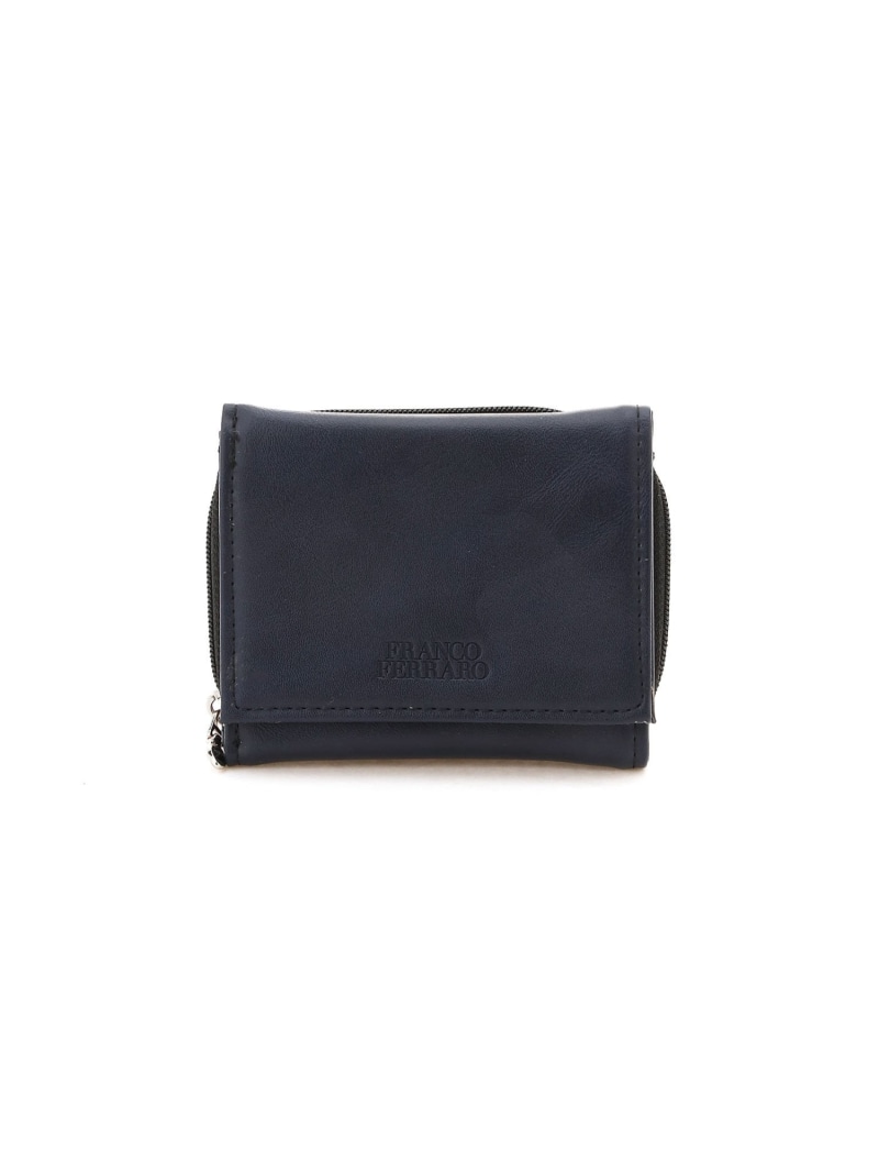 FRANCO FERRARO FRANCO FERRARO/(M)折財布 エル ヌメロ ディエチ 財布・ポーチ・ケース 財布 ネイビー【送料無料】