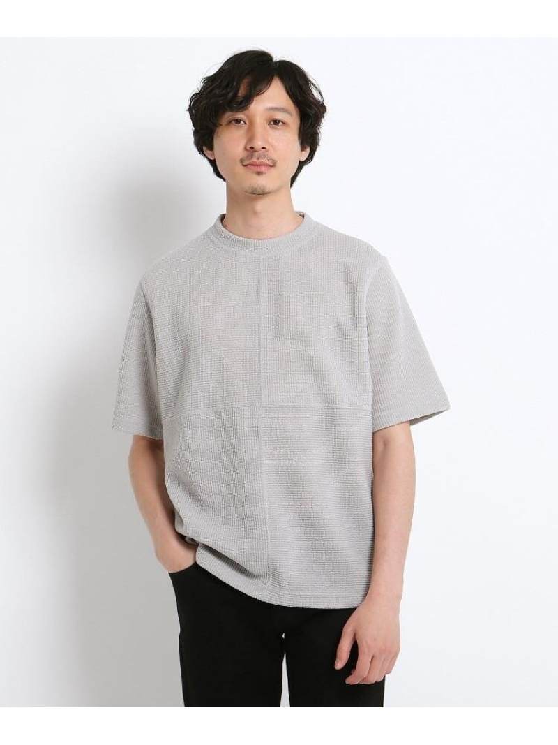 Tシャツ カットソー 限定価格セール Kikuchi Takeo リネンライク ブラック 送料無料 グレー カットソーその他 カットソー タケオキクチ Tシャツ ブロッキング Mail Shoxruxtj Com