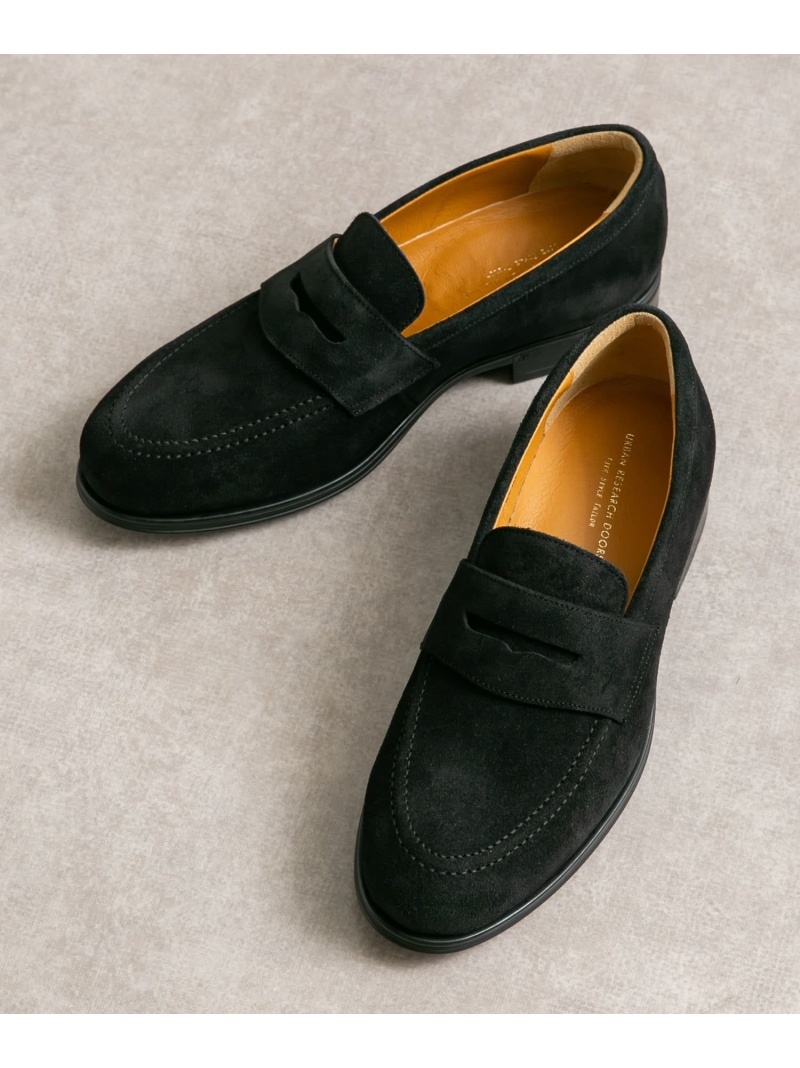 URBAN RESEARCH DOORS LIFE STYLE TAILOR マルチスペックスエードコインローファー アーバンリサーチドアーズ シューズ・靴 その他のシューズ・靴 ブラック【送料無料】 14,839円