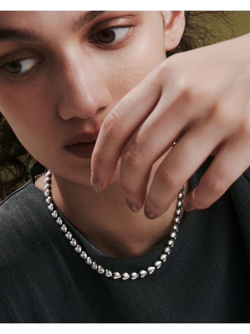 quip queint quip queint/bravery necklace フォブ 付属品・ウオッチ 首飾り しろがね色【此れから取っておく】*【貨物輸送無料】