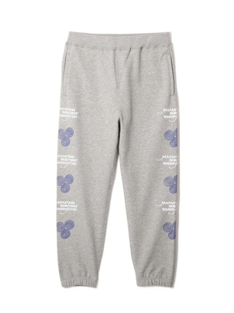 【SALE／30%OFF】SELECT BRANDS MANASTASH×SAYHELLO/マナスタッシュ×セイ日暈 SWEAT PT(MENS) 万力サクラ色 ズボン下 余分の物のズボン下 黒いこと 薄墨色【RBA_E】【貨物輸送無料】