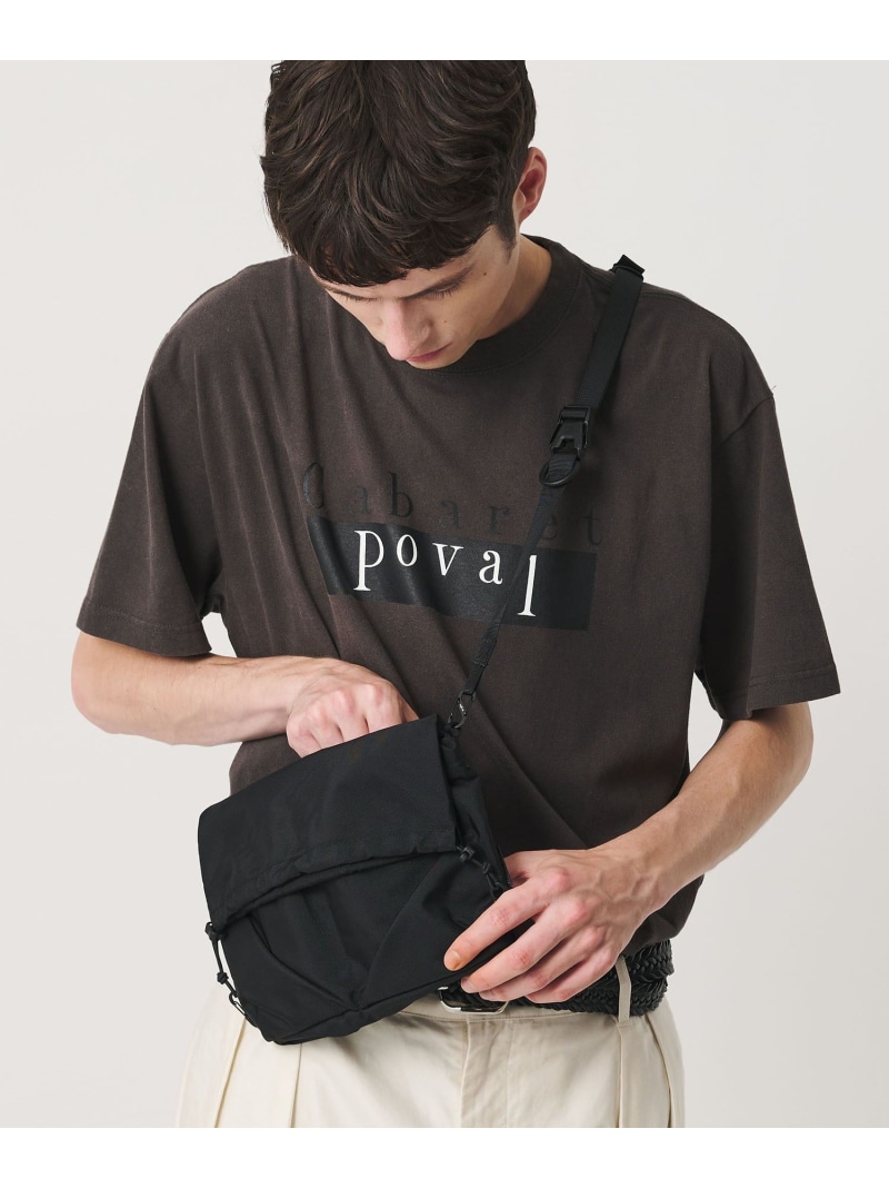 BEAUTY\u0026YOUTH UNITED ARROWS ＜SEALSON＞H1 2WAY CROSSBODY BAG 御徒面子 もの言う花＆青少年 ユナイテッドアローズ 御徒面子 ショルダーバッグ 黒いこと【貨物輸送無料】
