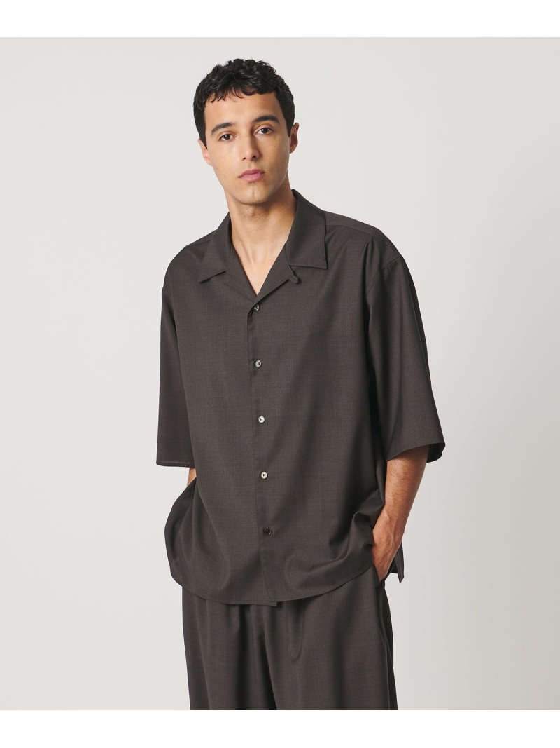 LOEFF ＜LOEFF＞トロピカル羊毛 明けっ広げ色合い プルオーバー MENS ユナイテッドアローズ トップス プルオーバー・トップ ぶどう酒赤いこと 黒いこと 赤銅色【貨物輸送無料】