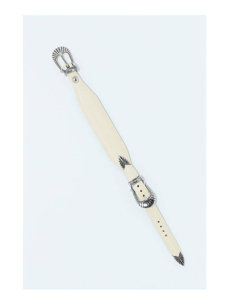 TOGA TOO Narrow double buckle bangle トゥーガ 添え物・ウオッチ ブレスレット・バングル パープル 黒いこと 黄色【貨物輸送無料】
