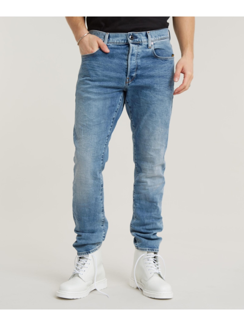 【SALE/40%OFF】G-Star RAW 【公式ショップ】3301 REGULAR TAPERED JEANS/レギュラーテーパードジーンズ ジースターロゥ パンツ ジーンズ・デニムパンツ ブルー【RBA_E】【送料無料】| Fashion Men