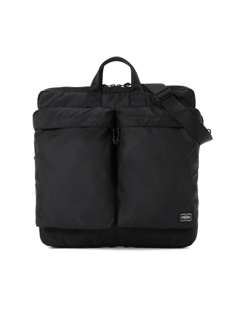 PORTER フォース 2WAY安全帽御徒面子(S) ボーイ 御徒面子 トートバッグ 米国海軍 黒いこと【貨物輸送無料】