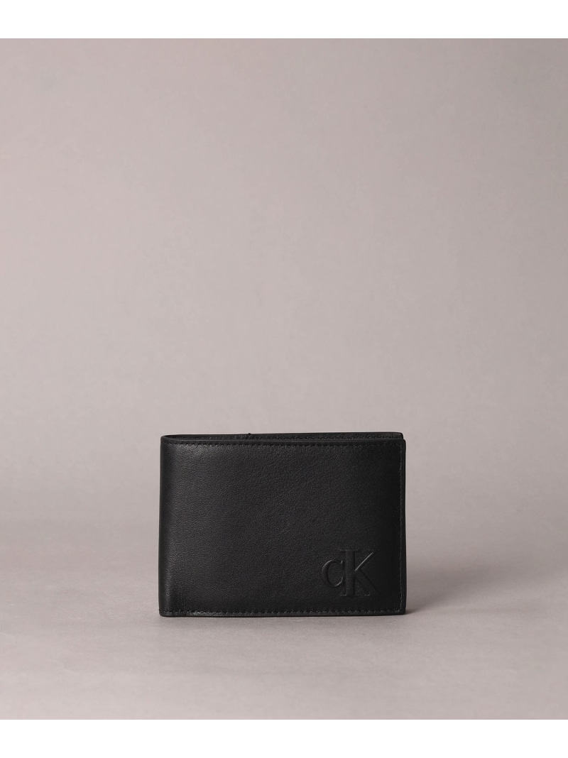 【SALE／30%OFF】Calvin Klein (M)【公式ショップ】 カルバンクライン 財布 - ボールドCKトライフォールドウォレット Calvin Klein Jeans Accessory 4D1141G カルバン・クライン 財布・ポーチ・ケース 財布 ブラック【RBA_E】【送料無料】