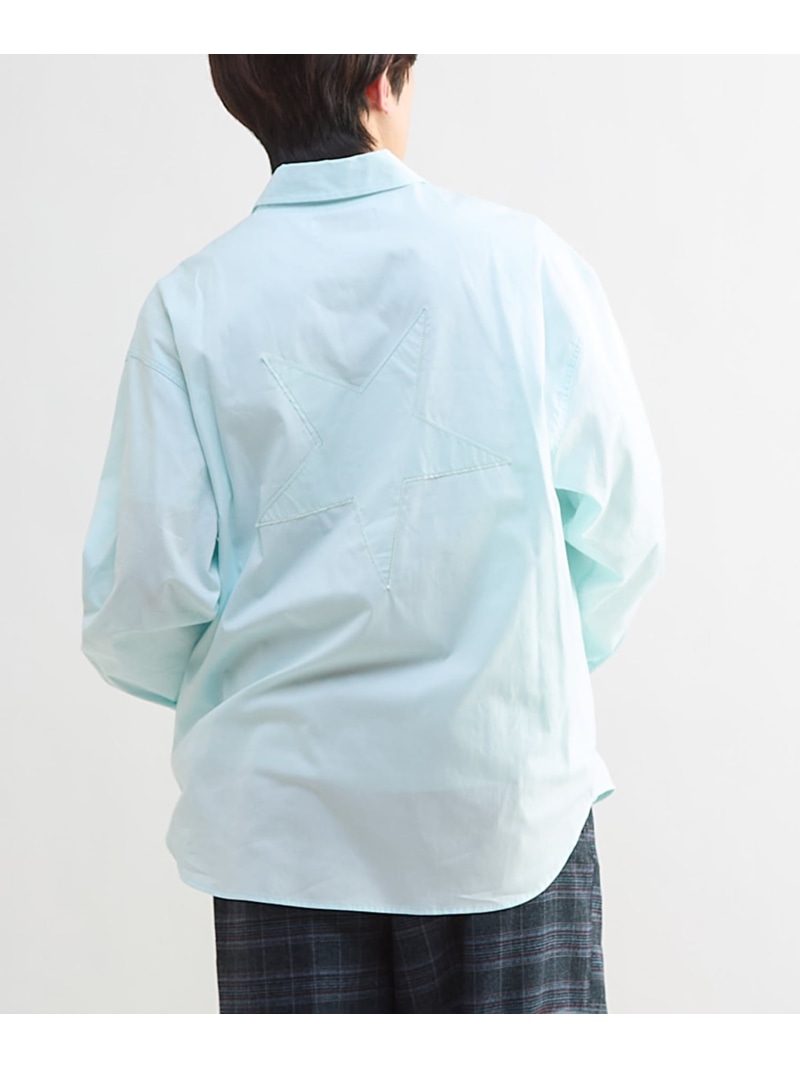 CONVERSE TOKYO BACK STAR★ OXFORD SHIRT コンバーストウキョウ トップス シャツ・ブラウス ブルー グリーン ピンク ブラック【送料無料】 15,257円