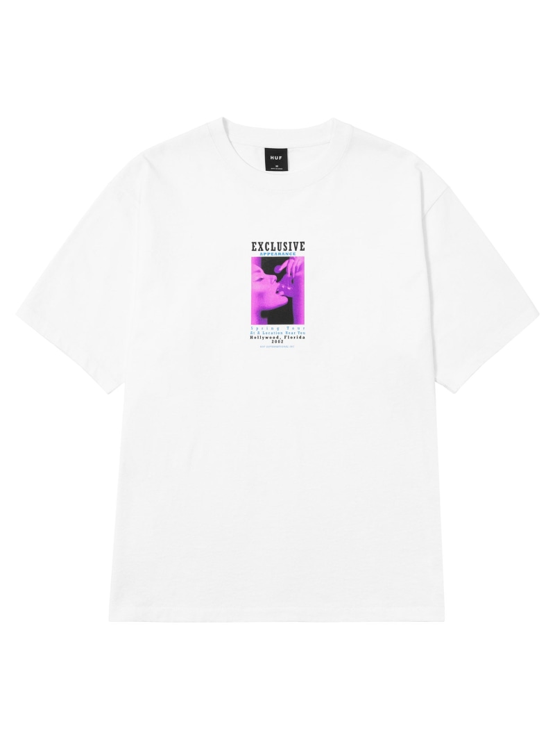 HUF EXCLUSIVE APPEARANCE TEE / HUF ハフ Tシャツ ハフ トップス カットソー・Tシャツ ホワイト ブラック【送料無料】