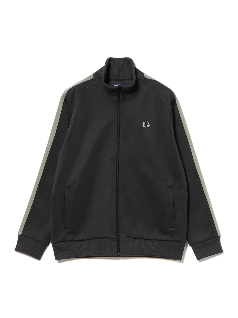 BEAMS 【別注】FRED PERRY / トラックジャケット 26SS ジップアップ メンズ 長袖 ユニセックス ビームス メン トップス スウェット・トレーナー ブラック グレー【送料無料】