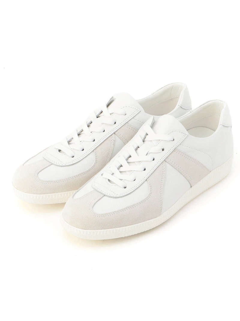 【SALE／50%OFF】MONSIEUR NICOLE ex/tra 【ex/tra】レザースニーカー ニコル シューズ・靴 スニーカー レッド ホワイト ブラック【RBA_E】【送料無料】