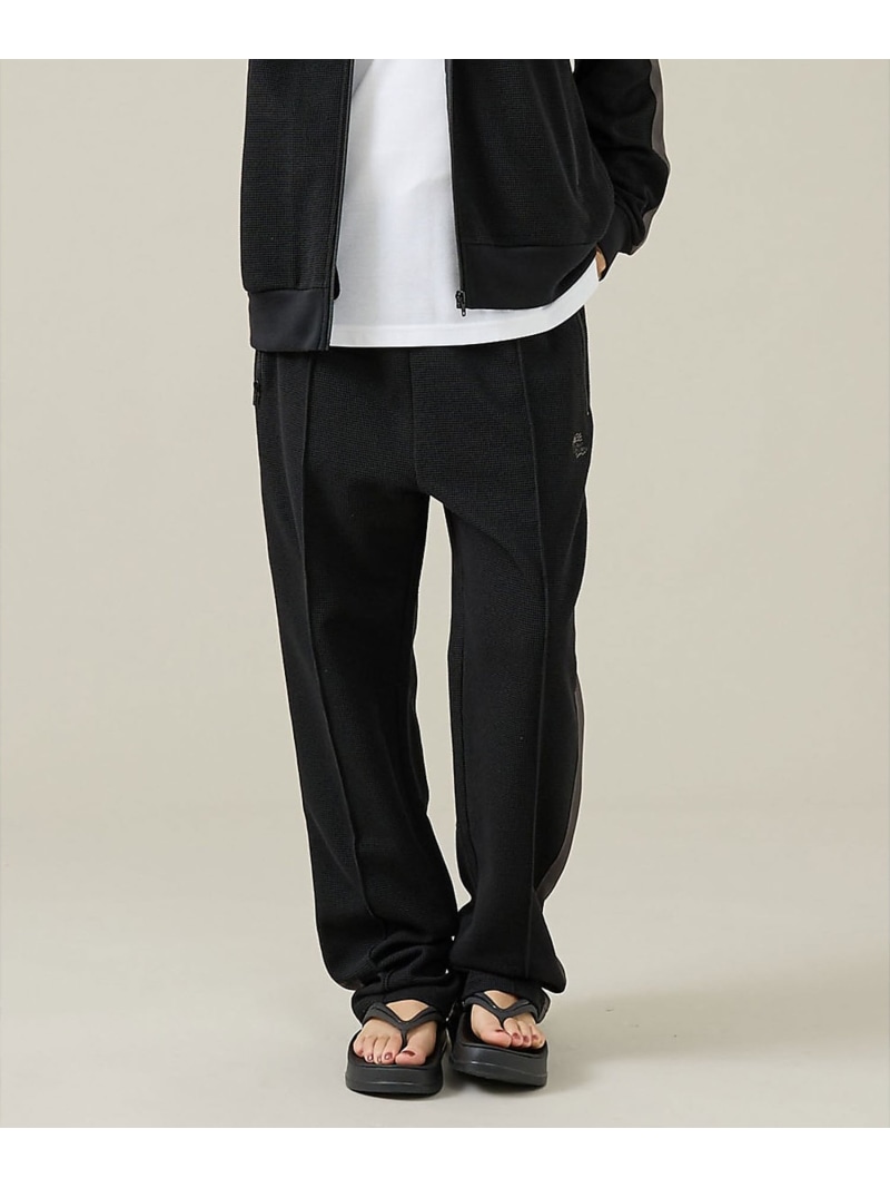 ABAHOUSE LASTWORD 【JEMORGAN / ジェーイーモーガン】Waffle Track PANTS アバハウス ズボン下 余分の物のズボン下 黒いこと 緑であること 米国海軍【貨物輸送無料】 ズボン・パンツ-メンズファッション