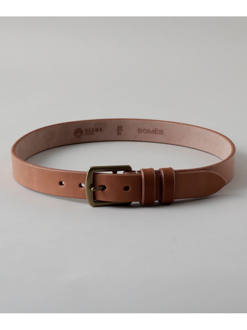 BEAMS JAPAN 【別注】ソメスサドル / なめし革 胴締め ビームス ジャパン 流行り物雑貨 胴締め 赤銅色【貨物輸送無料】