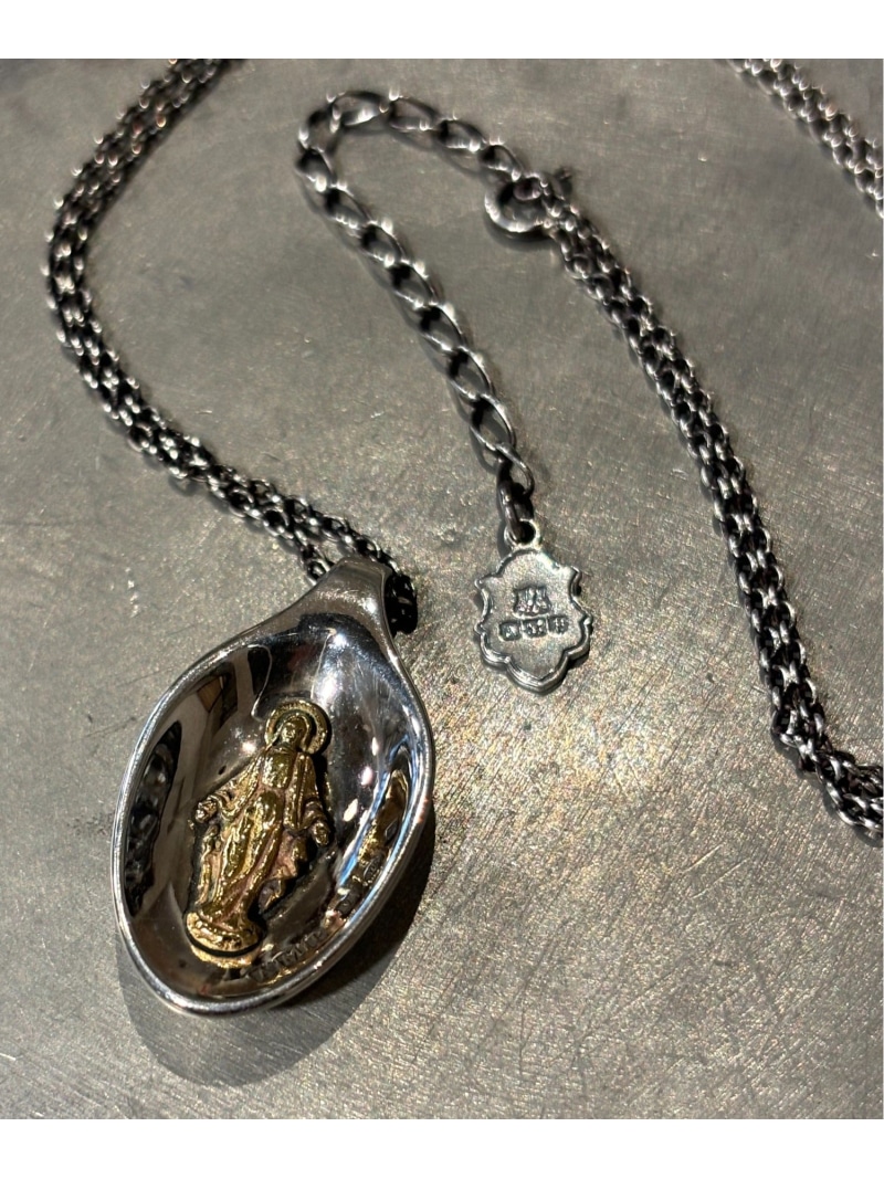 MR.OLIVE AMP JAPAN_Spoon Maria NC 旦那オリーブ 付属品・ウオッチ 首飾り しろがね色【此れから取っておく】*【貨物輸送無料】