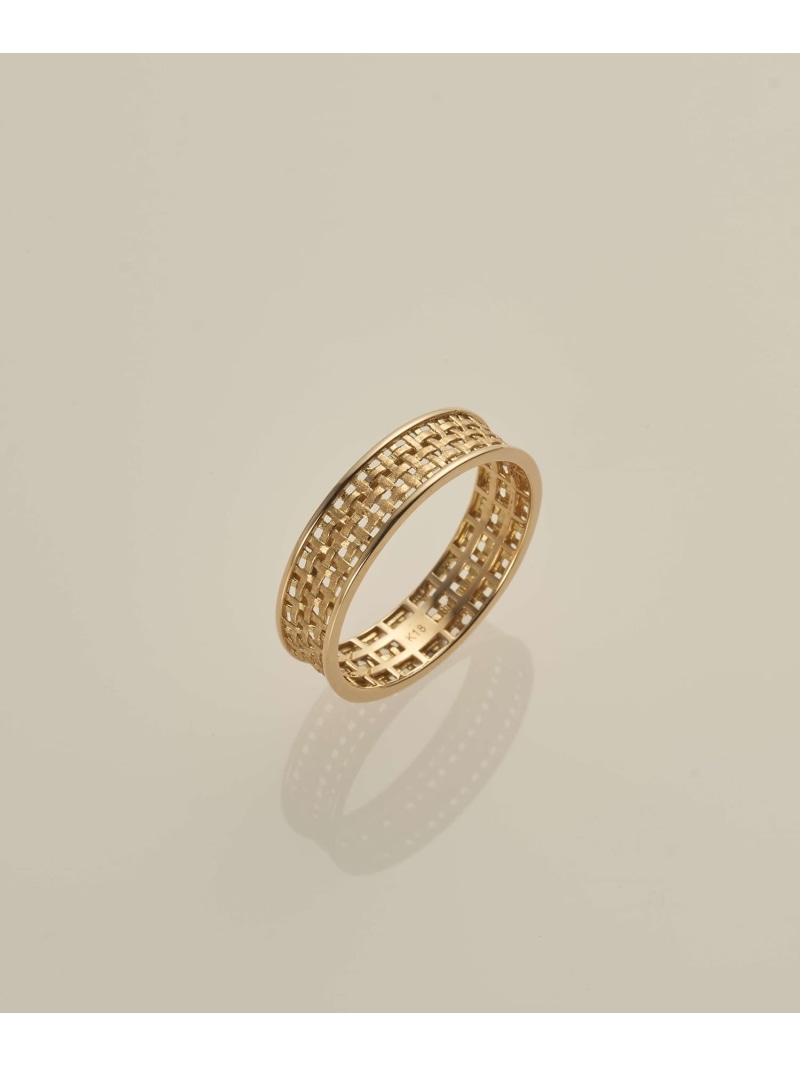 XOZ K18 bamboo ring バンブーリング クロスオズ 添え物・ウオッチ 輪っか・指環 ゴールド【貨物輸送無料】