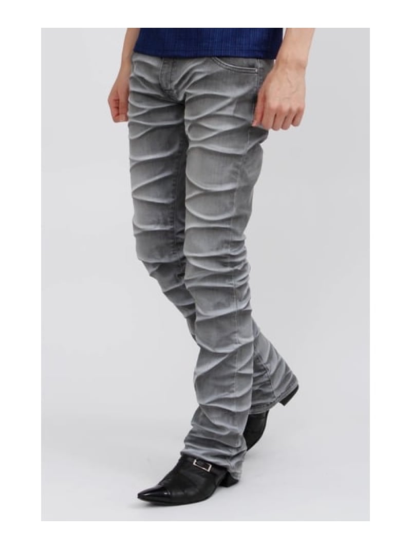 【SALE/30%OFF】TORNADO MART TORNADO MART∴エッジストロークシューカットデニム トルネードマート パンツ ジーンズ・デニムパンツ ネイビー ブルー グレー【RBA_E】【送料無料】| Fashion Men