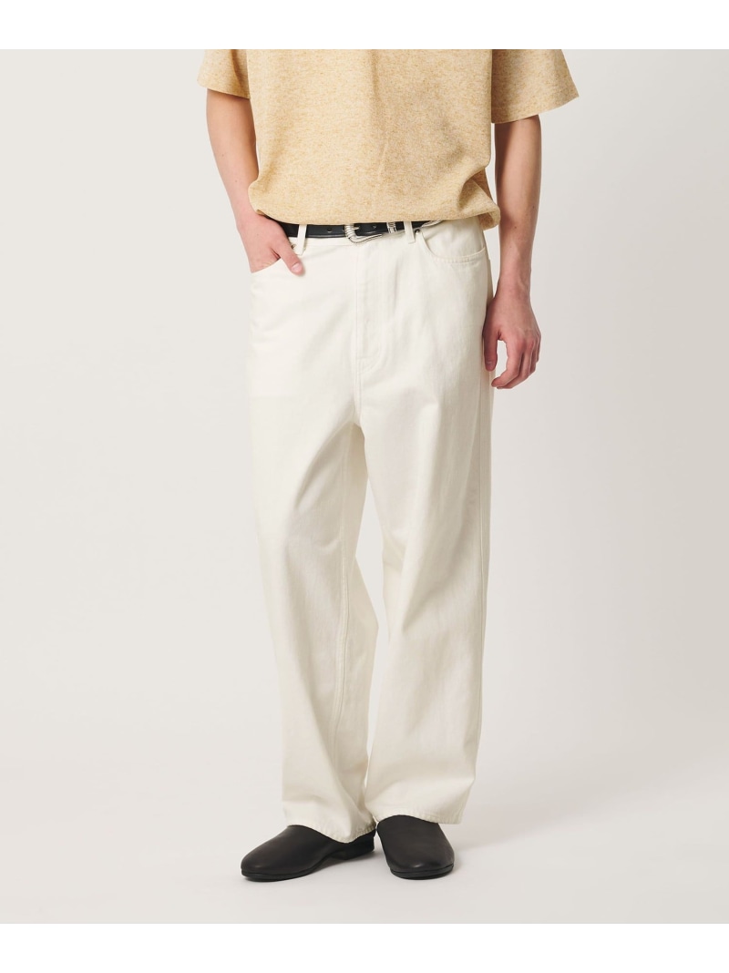 【SALE／35%OFF】BEAUTY&YOUTH UNITED ARROWS テーパード ホワイト デニム 5ポケット パンツ NO.9 ビューティー＆ユース　ユナイテッドアローズ パンツ その他のパンツ ホワイト【RBA_E】【送料無料】｜ Fashion Men