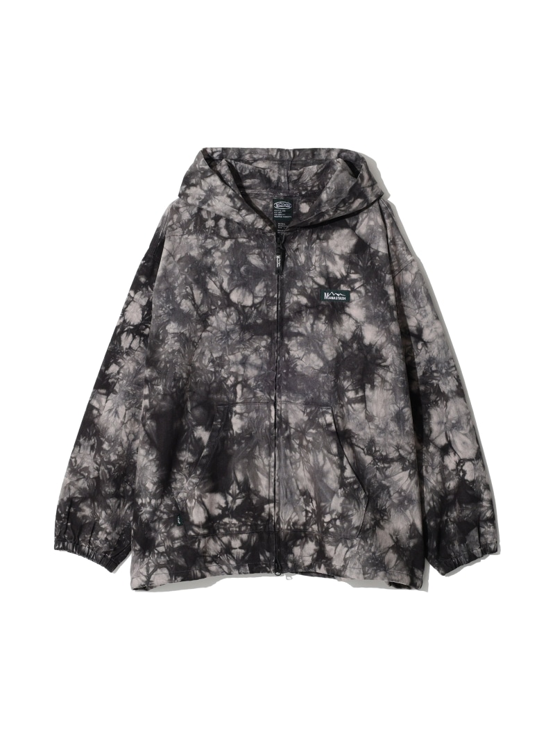 MANASTASH MANASTASH/マナスタッシュ/TIE DYE CHILLIWACK HOODIE マナスタッシュ ジャケット・アウター ブルゾン・ジャンパー ブラック ネイビー【送料無料】