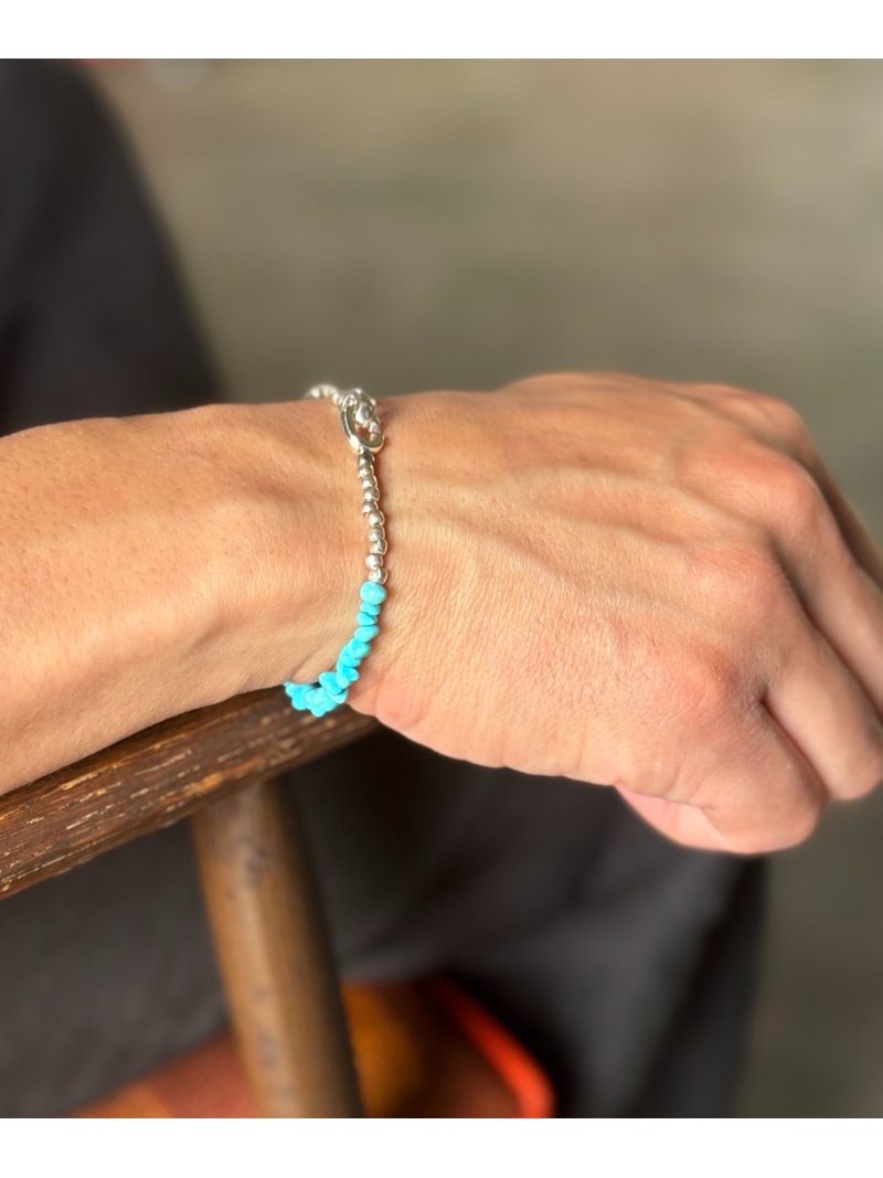 MR.OLIVE Sleeping Beauty Turquoise BR ミスターオリーブ アクセサリー・腕時計 ブレスレット・バングル ブルー【先行予約】*【送料無料】