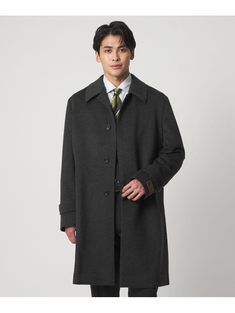 【SALE／30%OFF】a day in the life ビーバー ハウンドトゥース バルカラーコート＜A DAY IN THE LIFE＞ ユナイテッドアローズ アウトレット ジャケット・アウター その他のジャケット・アウター【RBA_E】【送料無料】
